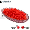 Disko Turuncu Sazan Balık Boncuğu 10 mm (İç Çap: 2.5 mm) - 500 Gr Paket