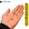 Disko Turuncu Sazan Balık Boncuğu 10 mm (İç Çap: 2.5 mm) - 500 Gr Paket