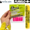 Fubelo Wormiez LRF Silikon Yemi - White Pink Glow 5.2 cm (18 Adet)