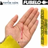 Fubelo Wormiez LRF Silikon Yemi - Red White UV (5.2 cm / 18 Adet)