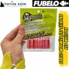 Fubelo Wormiez LRF Silikon Yemi - Red White UV (5.2 cm / 18 Adet)