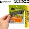 Fubelo Wormiez LRF Silikon Yemi - Yellow Orange (5.2 cm / 18 Adet)