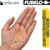 Fubelo Wormiez LRF Silikon Yemi - Yellow Orange (5.2 cm / 18 Adet)