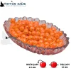 İthal Camgöz Disko Turuncu Sazan Balık Boncuğu 10 mm (İç Çap: 2.5 mm) - 500 Gr Paket