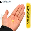 İthal Camgöz Sarı Sazan Balık Boncuğu 8 mm (İç Çap: 3.5 mm) - 500 Gr Paket
