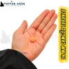İthal Camgöz Turuncu Sazan Balık Boncuğu 14 mm (İç Çap: 2.5 mm) - 500 Gr Paket