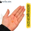 İthal Camgöz Turuncu Sazan Balık Boncuğu 8 mm (İç Çap: 3.5 mm) - 500 Gr Paket