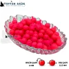 Kulplu Pembe Sazan Balık Boncuğu 11.5 mm (İç Çap: 2 mm) - 500 Gr Paket