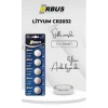 Orbus CR2032 3 Volt Lityum Buton Pil (5li Paket)