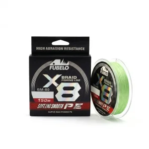 Fubelo Braid Line 150mt 8x Green 0.18 mm Örgü İp Misina