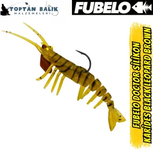 Fubelo Doctor Karides Yapay Maket Yem - Black Leopard Brown 75 mm 6.5 g