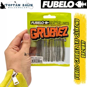 Fubelo Grubiez LRF ve Spin Silikon Yemi - Browny 7 cm (BM-91 B)