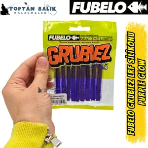 Fubelo Grubiez LRF ve Spin Silikon Yemi - Purple Glow 7cm (BM-91 PG)
