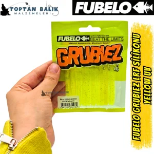 Fubelo Grubiez LRF ve Spin Silikon Yemi - Yellow 7cm (BM-91 YE)