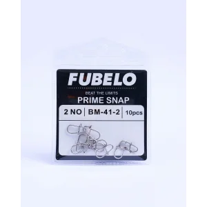 Fubelo Prime Snap Paslanmaz Ultra Güçlü Balıkçı Klipsi No: 2