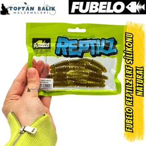 Fubelo Reptilz LRF ve Spin Silikon Yemi - Natural 7.5 cm (BM-92 N)