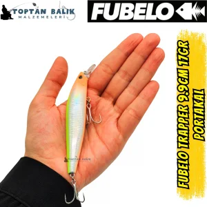 Fubelo Trapper Tungsten AR-C Sinking Maket Yem 9.9 cm 17 gr - Portakal
