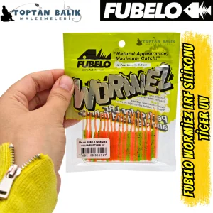 Fubelo Wormiez LRF Silikon Yemi - Fire Tiger (5.2 cm / 18 Adet)