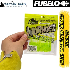 Fubelo Wormiez LRF Silikon Yemi - Yellow UV (5.2 cm / 18 Adet)