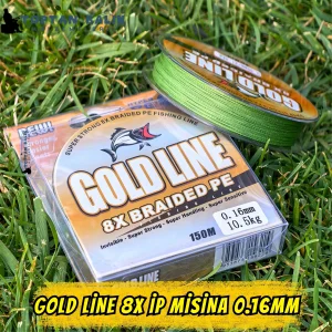 Gold Line 8X Örgü İp Misina 150m 0.16mm (10.5kg Çeker)