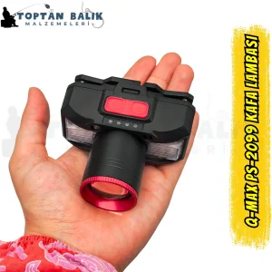 Q-Max PS-2099 1500 Lümen Sensörlü Şarjlı Kafa Lambası