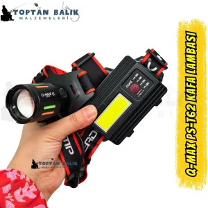 Q-MAX PS-T62 3000 Lümen Zoomlu LED Kafa Lambası