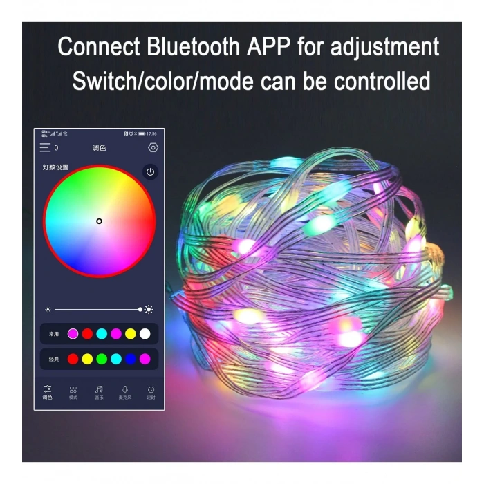 10 Metre, Led Şerit, Usb Bağlantılı, Kumandalı, Ambiyans Işığı Sdr-led-109 (4172)