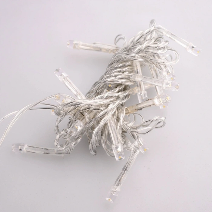 100 Ledli 8 Fonksiyonlu 10 Metre Led Aydınlatma Dekor Lambası (beyaz) (4172)