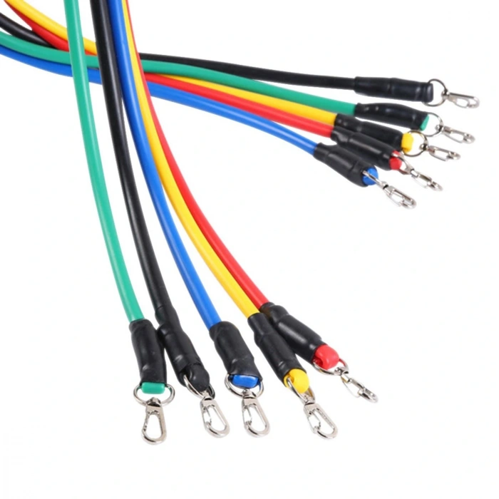 11 Parça Lateks Egzersiz Bandı Çekme Halatı Egzersiz Seti (4172)