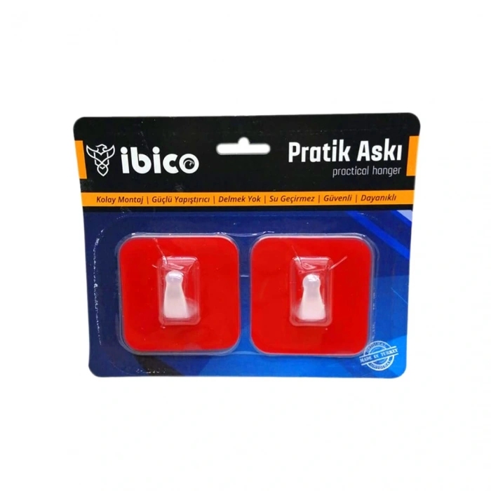 2 Parça  Pratik Yapışkan Askı (4172)