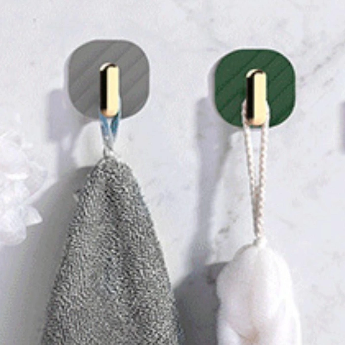 2li Yapışkanlı Retro Askılık Dolap Kapak Kulpu Gri (4172)