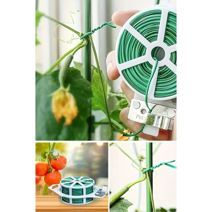 50 Metre Çok Amaçlı  Bitki Saksı Kablo Sabitleme Teli