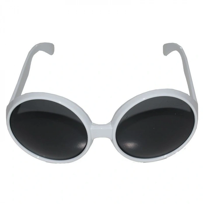 80 Li Yıllar Beyaz Renk Nostalji Yeşilçam Parti Gözlüğü (4172)