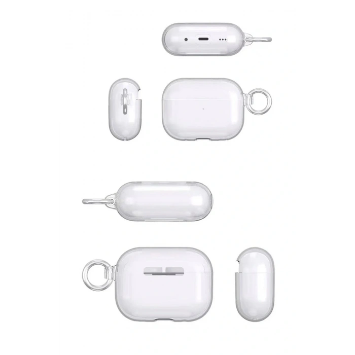 Airpods Pro 2 (2.nesil) Shell Kılıf - Şeffaf