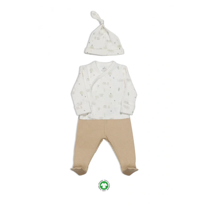 Always Dream 3lü Zıbın Takım 13110 Ekru Bej