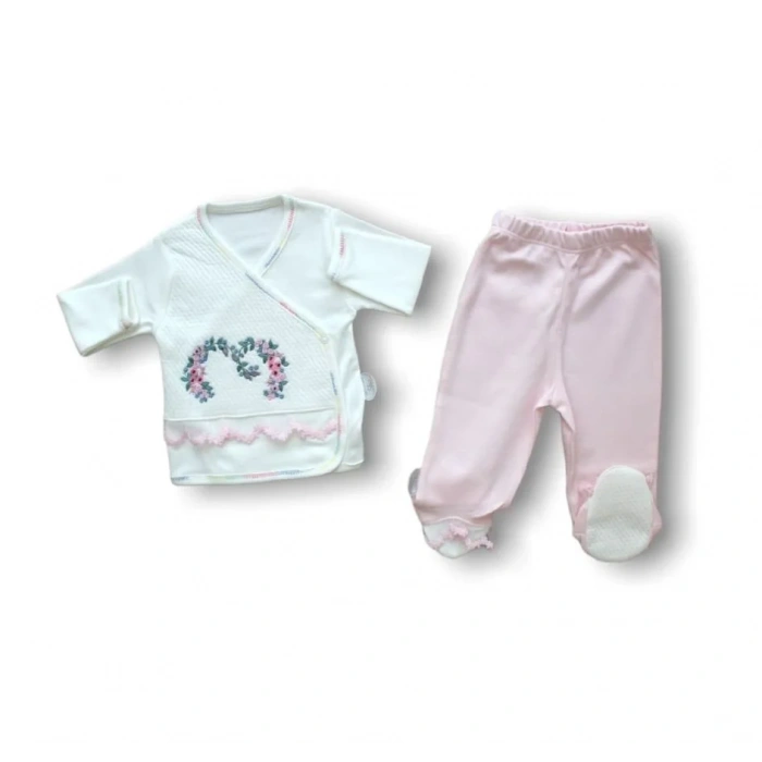 Anadolunun Kalbi Nakışlı  5li Zıbın Takımı Hastane Çıkışı Pembe