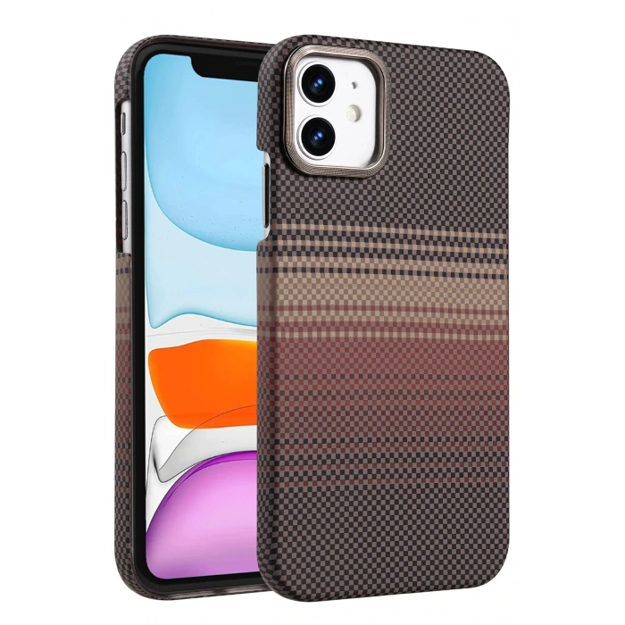 Apple iPhone 11 Vega Magsafe Kapak - Çöl Titanyum