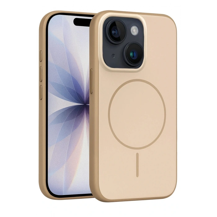 Apple iPhone 14 Neva Magsafe Kapak - Gold