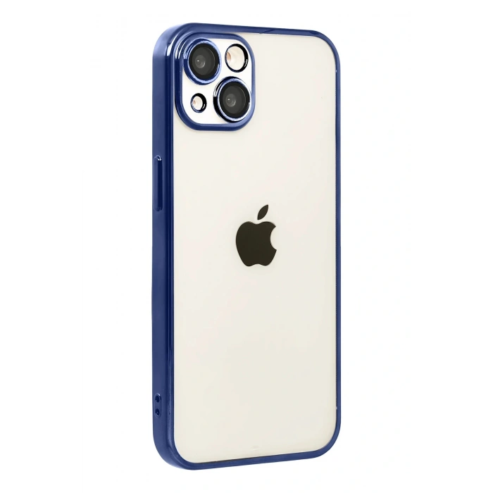 Apple iPhone 15 Lensli Silikon - Lacivert