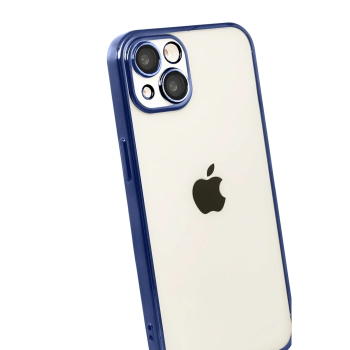 Apple iPhone 15 Lensli Silikon - Lacivert