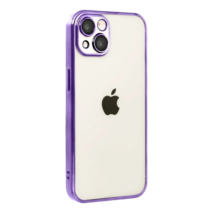 Apple iPhone 15 Lensli Silikon - Mor