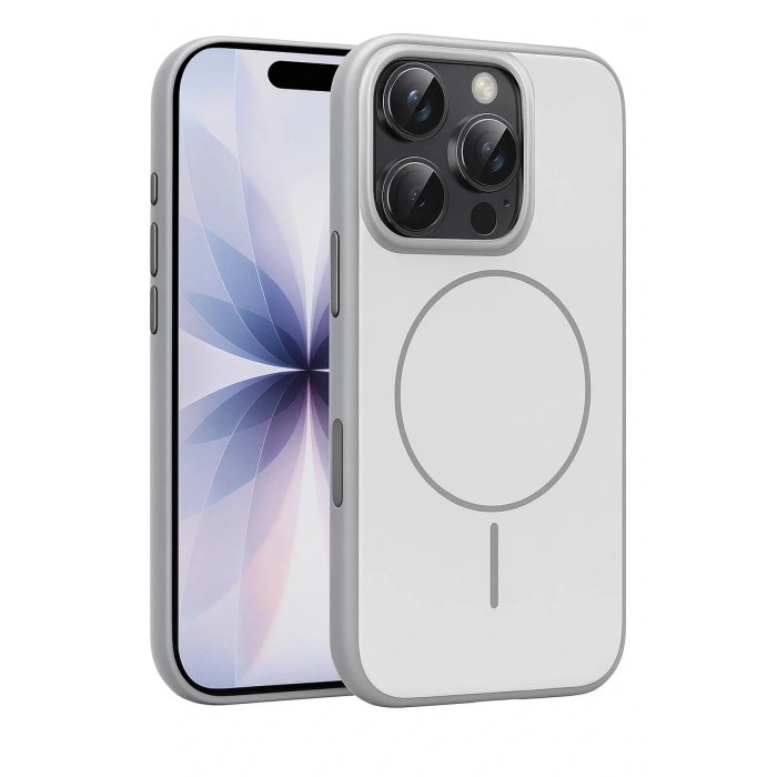 Apple iPhone 16 Pro Max Neva Magsafe Kapak - Gri