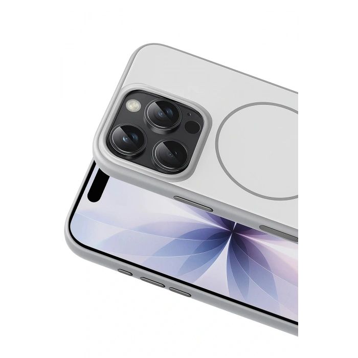 Apple iPhone 16 Pro Max Neva Magsafe Kapak - Gri