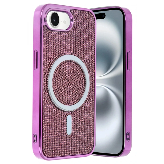 Apple iPhone 16E Helen Magsafe Kapak - Derin Mor