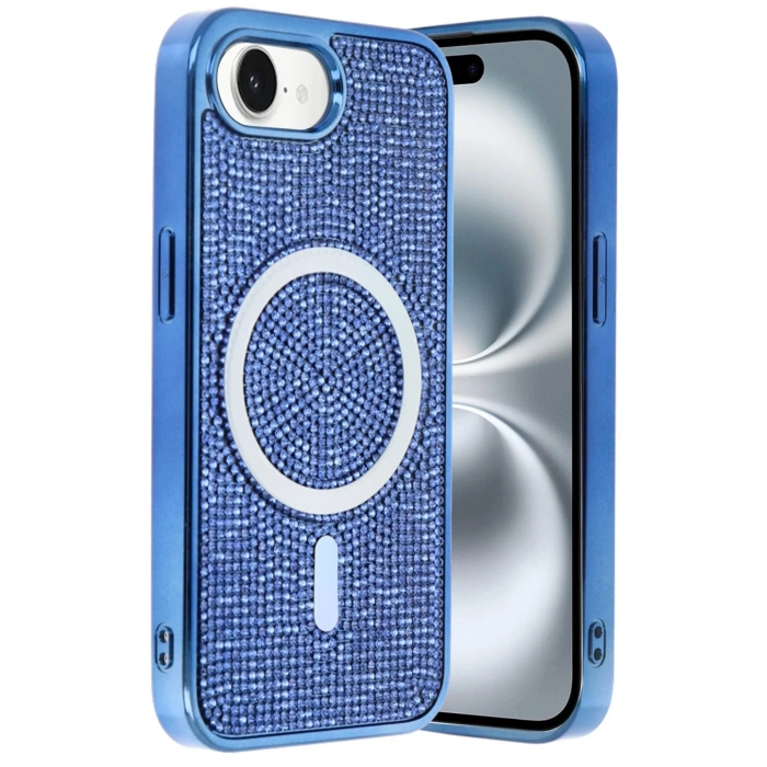 Apple iPhone 16E Helen Magsafe Kapak - Lacivert