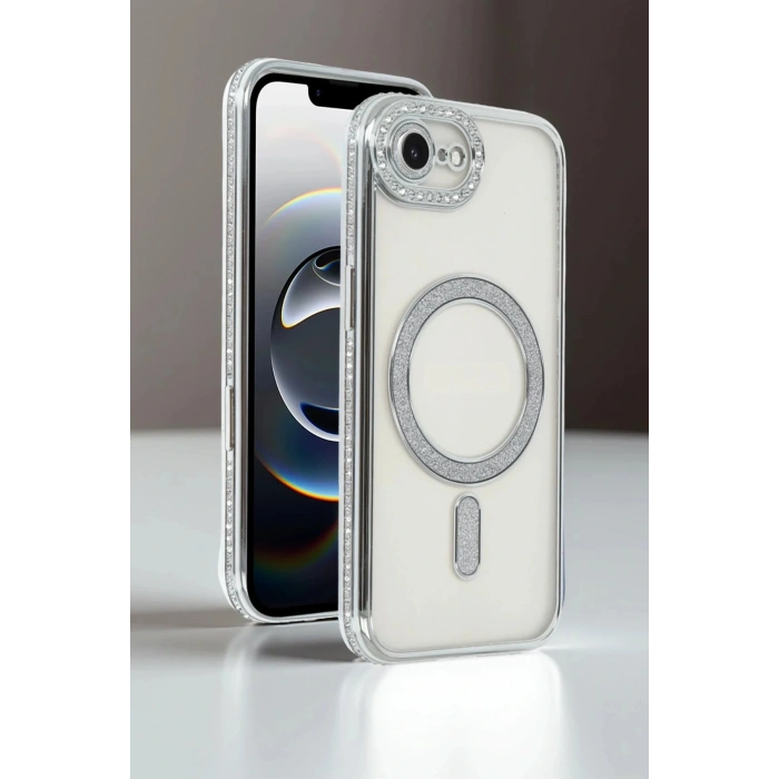 Apple iPhone 16E Joke Simli Magneticsafe Kılıf - Pembe