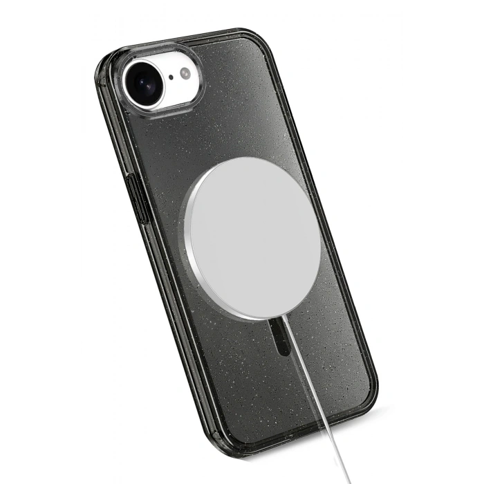 Apple iPhone 16E Star Magsafe Kapak - Siyah