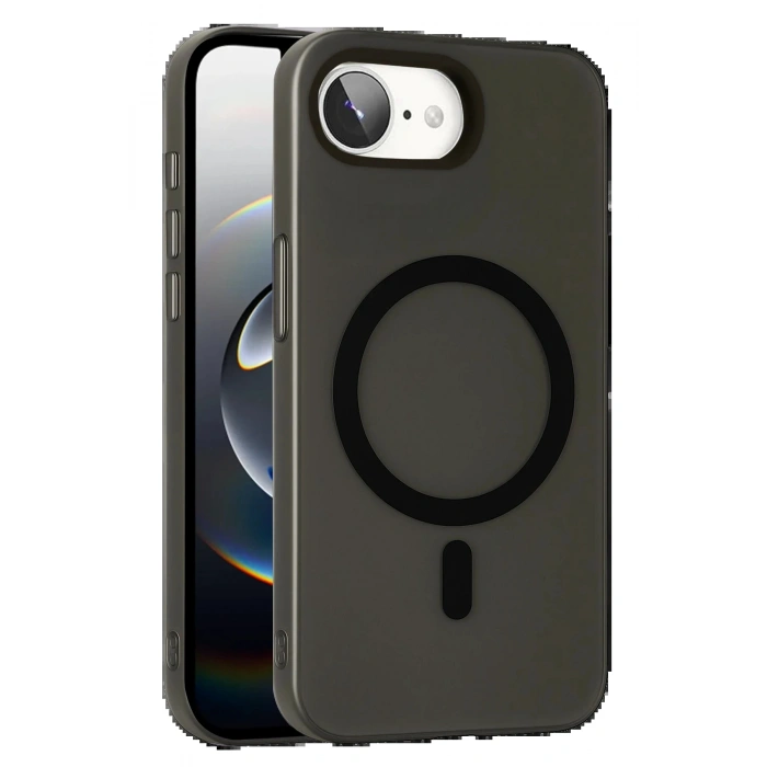 Apple iPhone 16E Tuna PC Slim Magsafe Kapak - Siyah