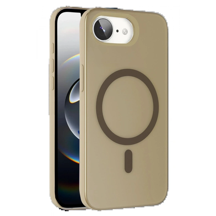 Apple iPhone 16E Tuna PC Slim Magsafe Kapak - Titan Gri