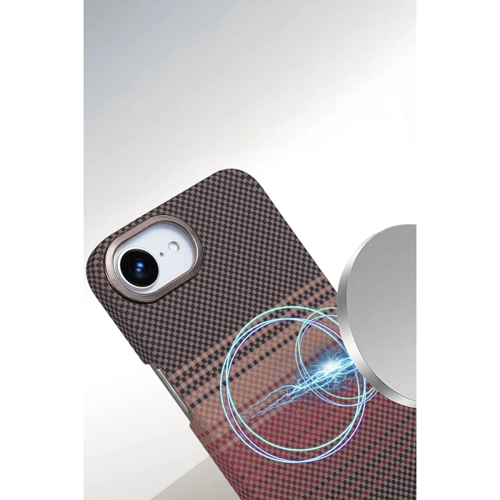 Apple iPhone 16E Vega Magsafe Kapak - Siyah